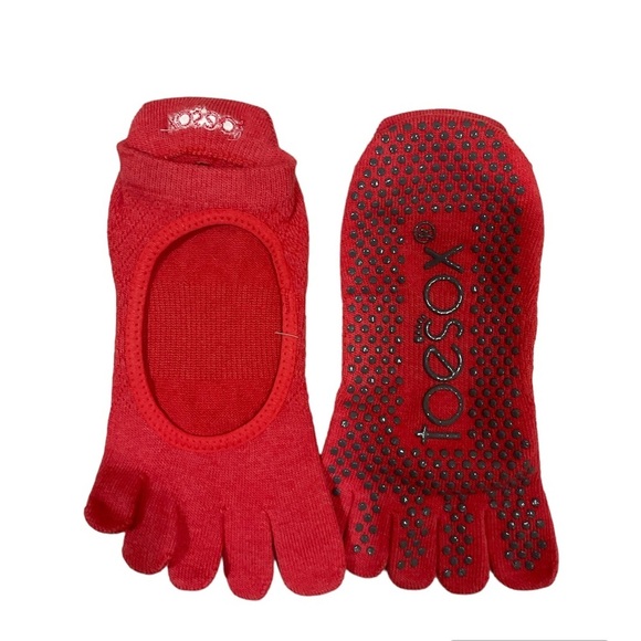 New Toesox Full Toe Ancle Grip Socks, M - Picture 1 of 2